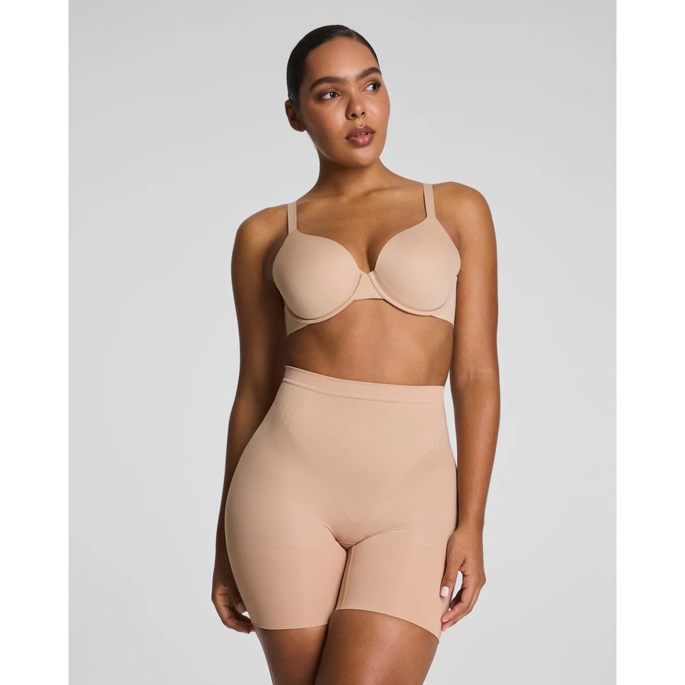 Spanx Sculpt GoFigure Mid Thigh Short Shaper Womens Plus 1x